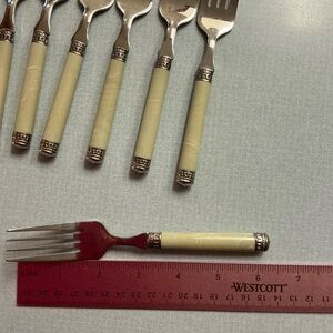 Elegant Cream Handle Fork Set by Rouse & Home
